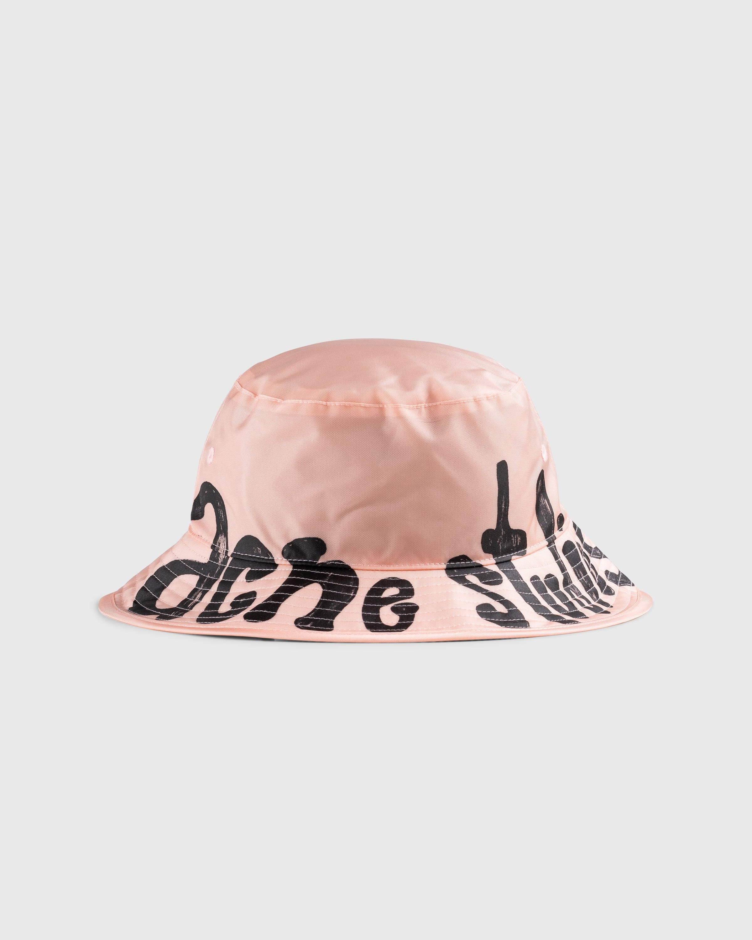 Acne Studios – Logo Bucket Hat Peach Pink | Highsnobiety Shop